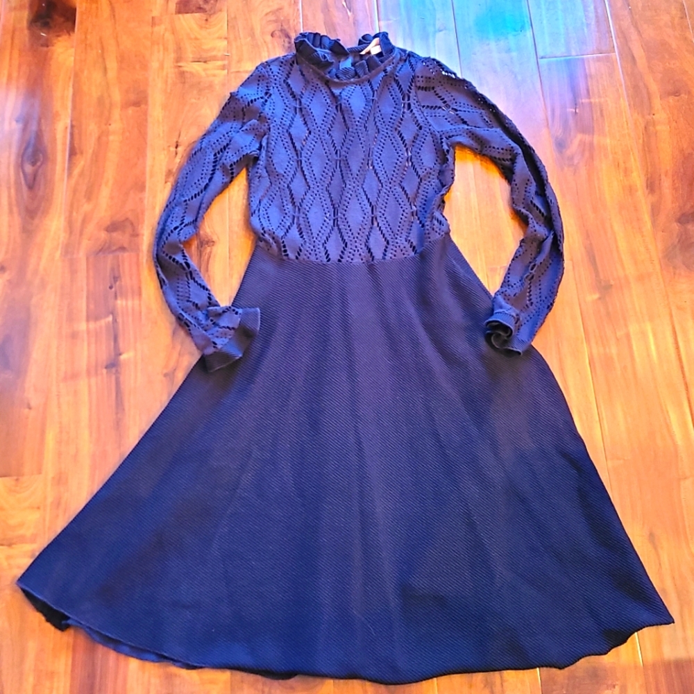 SEE BY CHLOÉ POINTELLE-KNIT DRESS Kate Middleton - Picture 5 of 16